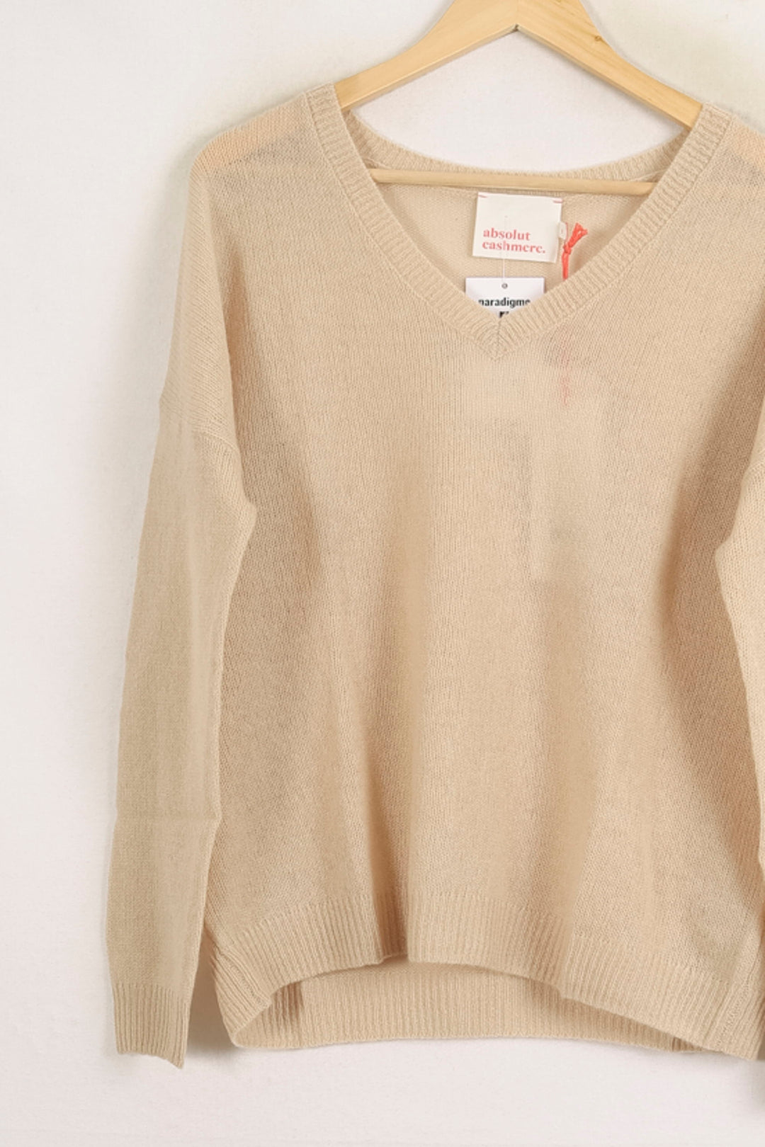 Pull Beige - Taille S/36 de la marque Absolut Cashmere | PARAD76116 - Vendu par Paradigme - Image 2