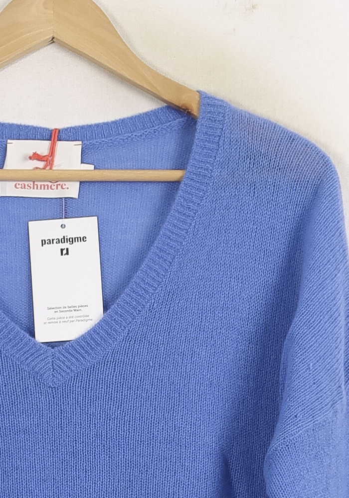 Pull Bleu - Taille S/36 de la marque Absolut Cashmere | PARAD76118 - Vendu par Paradigme - Image 3