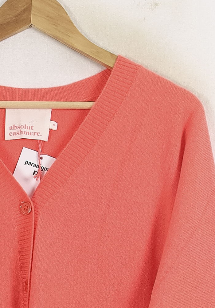 Cardigan Orange - Taille S/36 de la marque Absolut Cashmere | PARAD76129 - Vendu par Paradigme - Image 3