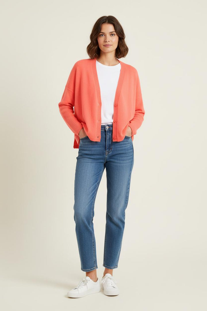 Cardigan Orange - Taille S/36 de la marque Absolut Cashmere | PARAD76129 - Vendu par Paradigme - Image 1