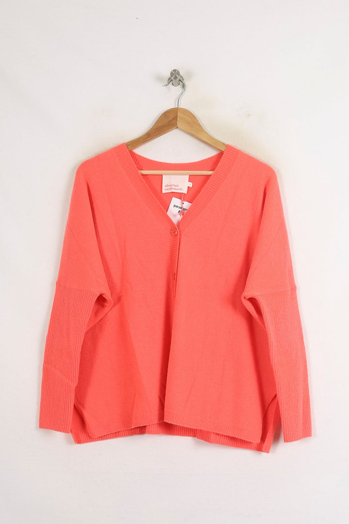 Cardigan Orange - Taille S/36 de la marque Absolut Cashmere | PARAD76129 - Vendu par Paradigme - Image 2