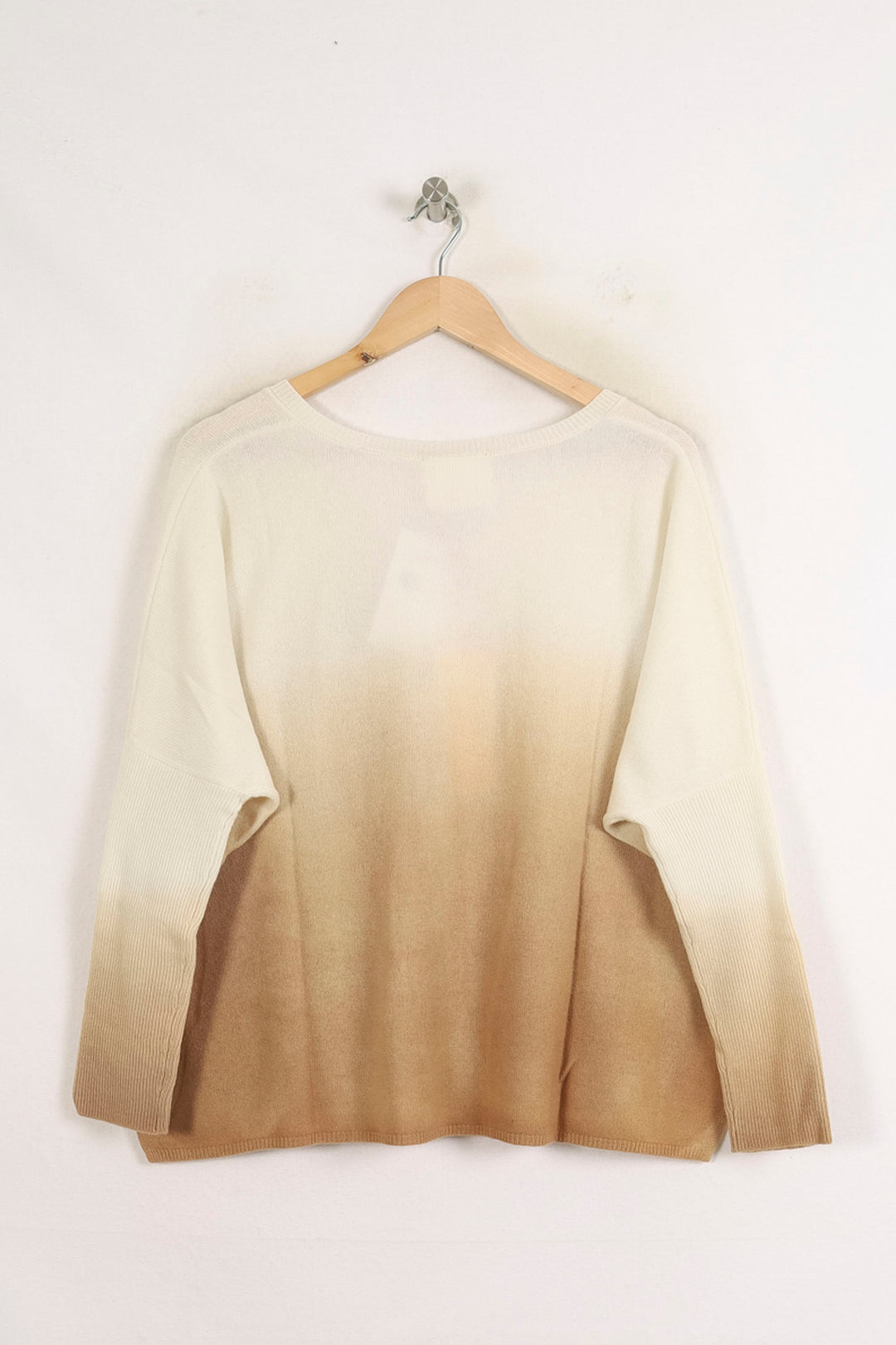 Pull Beige et Blanc - Taille S/36 de la marque Absolut Cashmere | PARAD76133 - Vendu par Paradigme - Image 4