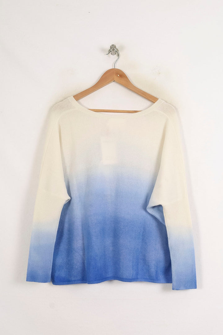 Pull Bleu et Blanc - Taille S/36 de la marque Absolut Cashmere | PARAD76134 - Vendu par Paradigme - Image 4