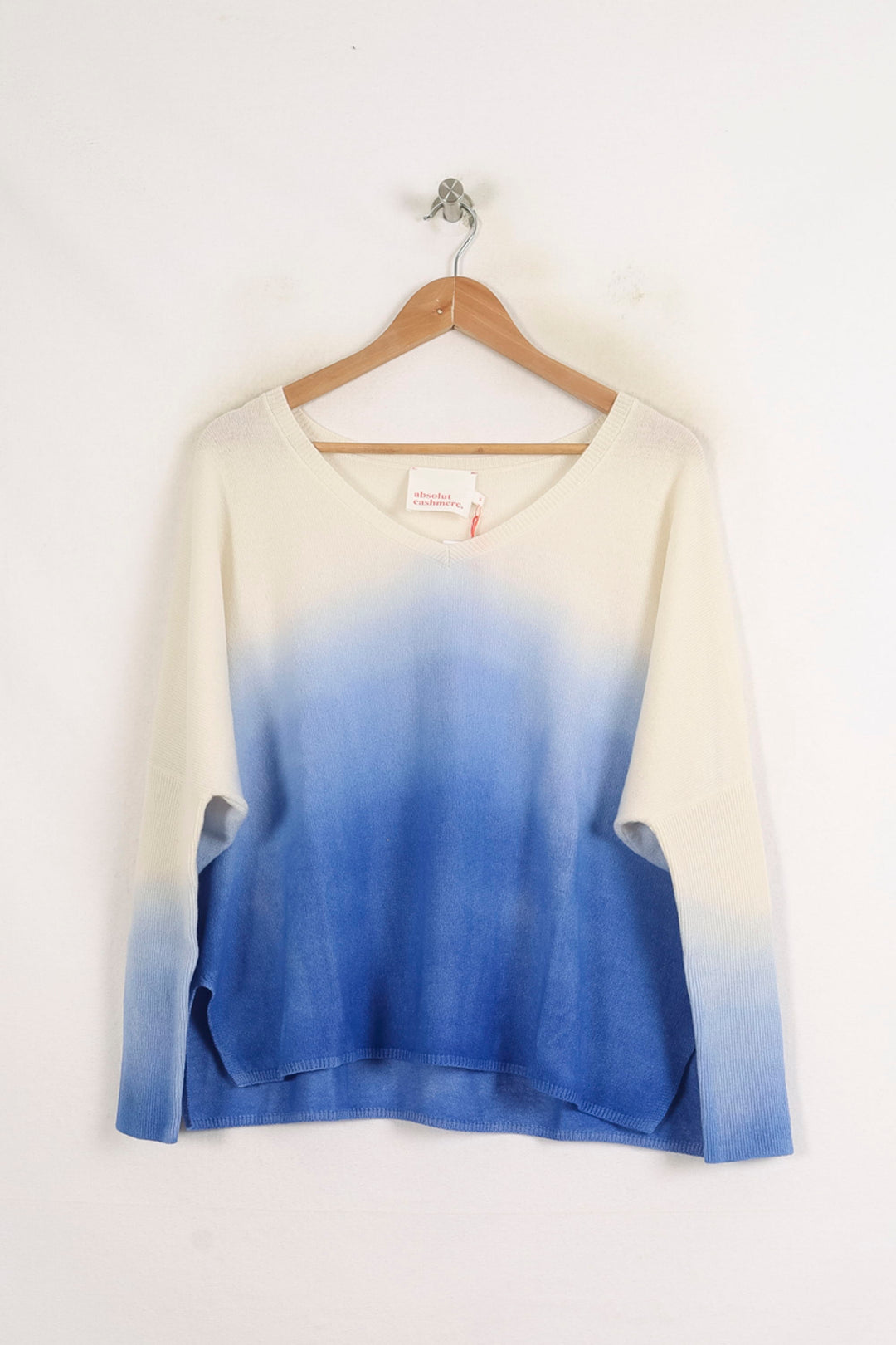 Pull Bleu et Blanc - Taille S/36 de la marque Absolut Cashmere | PARAD76134 - Vendu par Paradigme - Image 2