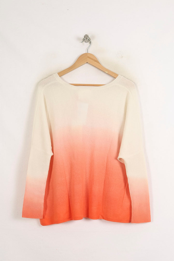 Pull Orange et Blanc - Taille S/36 de la marque Absolut Cashmere | PARAD76136 - Vendu par Paradigme - Image 4