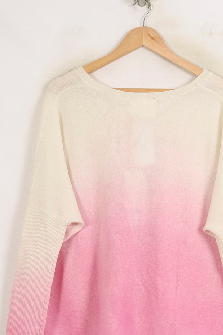 Pull Rose et Blanc - Taille S/36 de la marque Absolut Cashmere | PARAD76137 - Vendu par Paradigme - Image 4