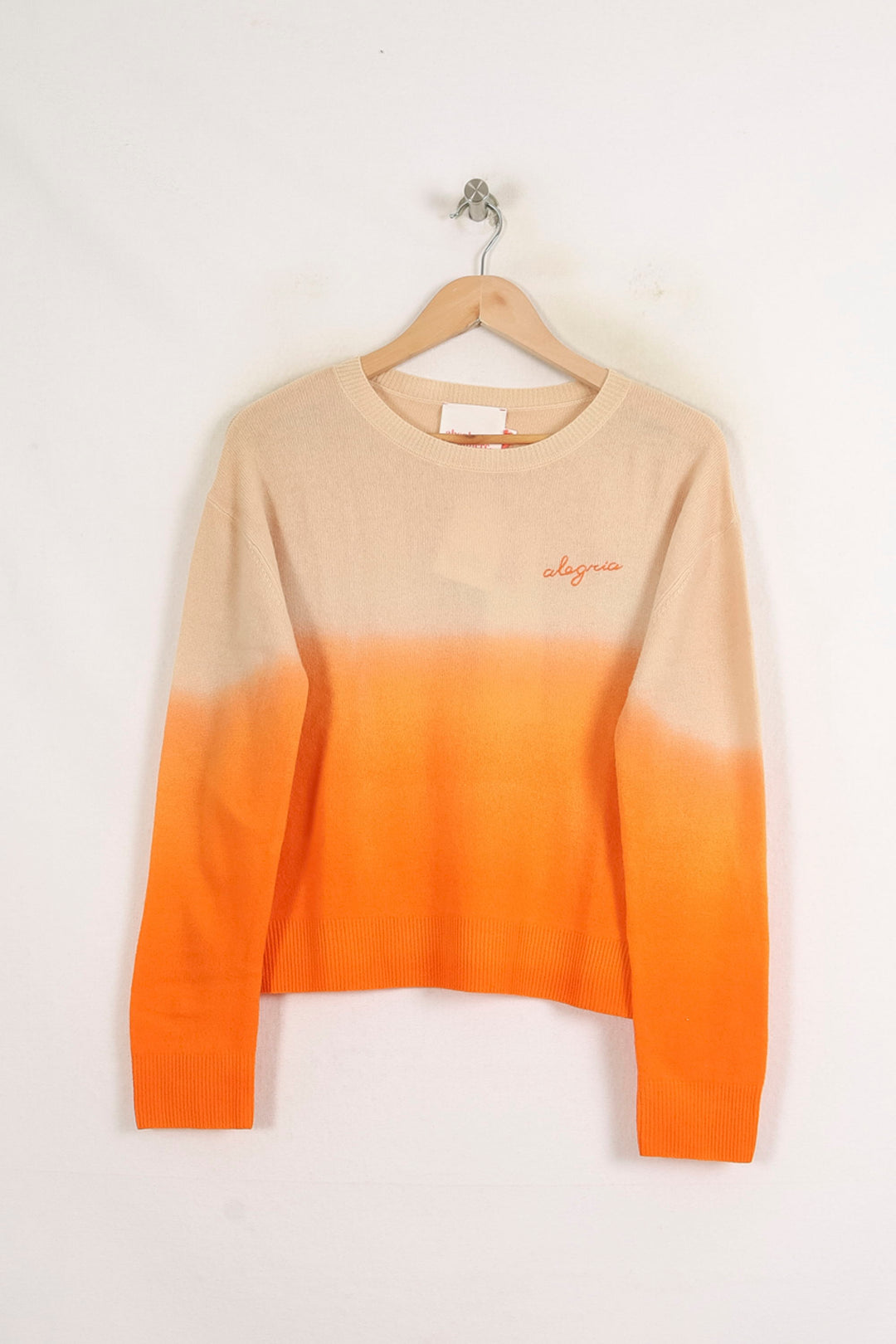 Pull Orange et Beige - Taille S/36 de la marque Absolut Cashmere | PARAD76138 - Vendu par Paradigme - Image 2