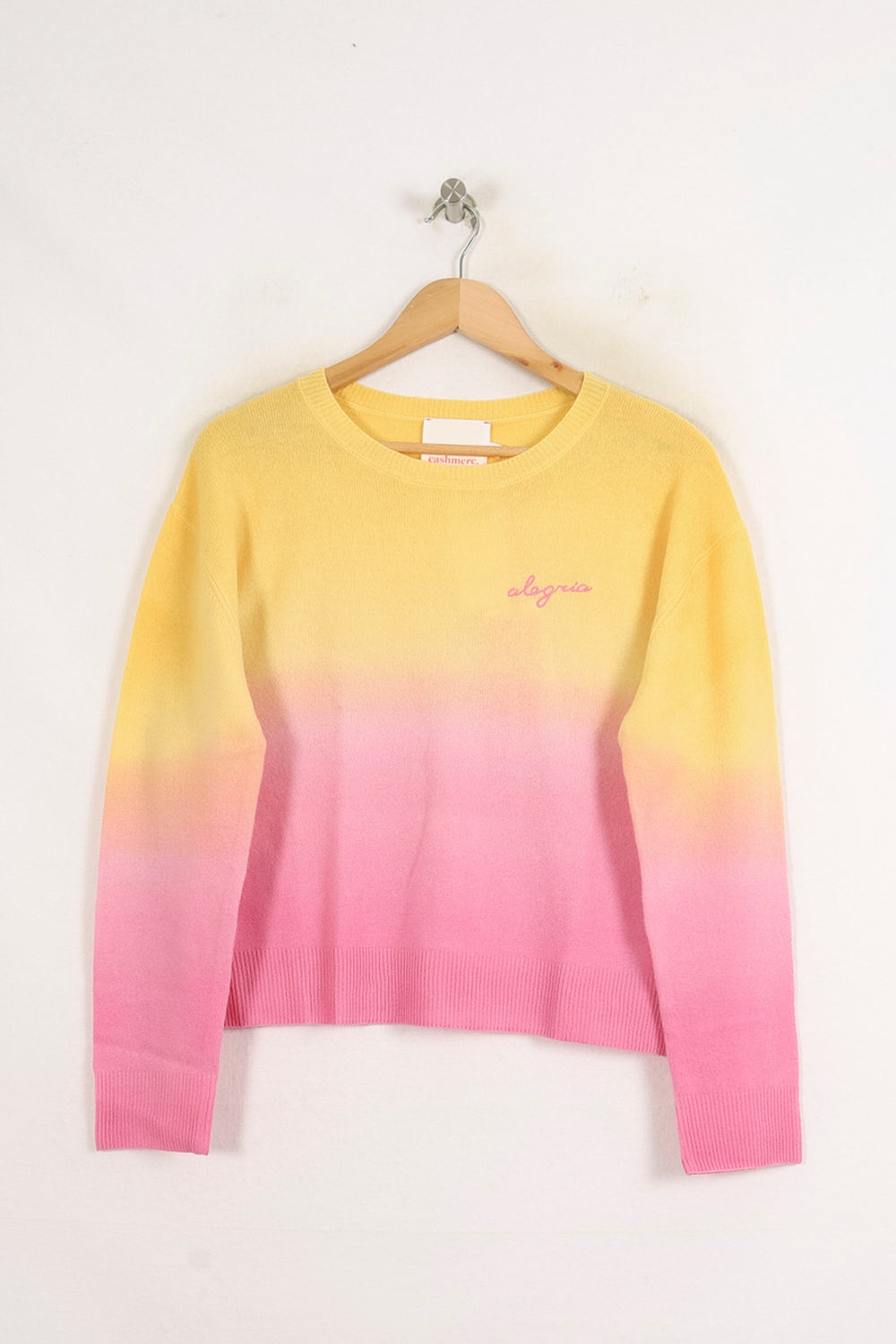 Pull Jaune et Rose - Taille S/36 de la marque Absolut Cashmere | PARAD76139 - Vendu par Paradigme - Image 2