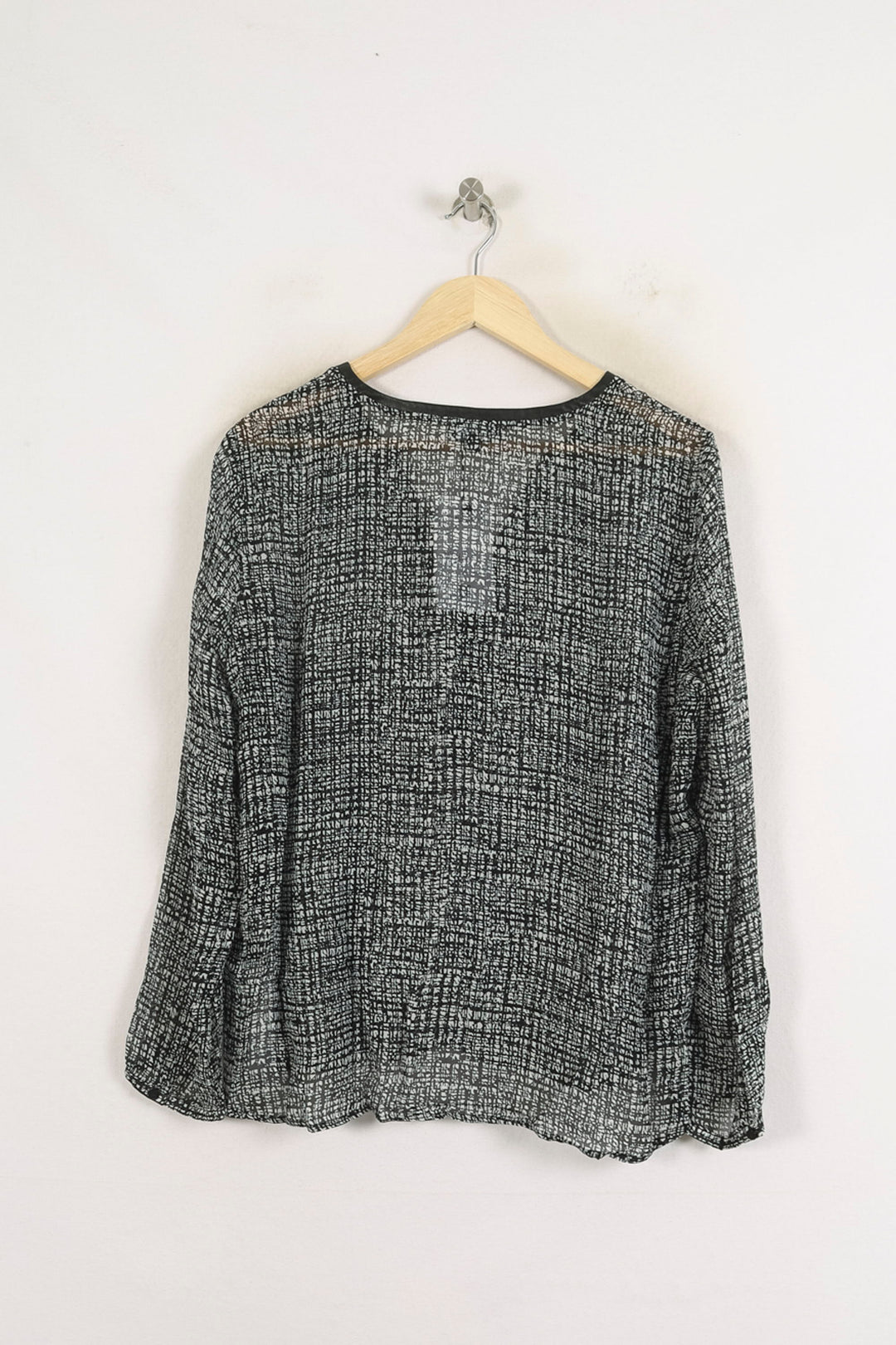 Blouse Noire et Blanche - Taille XXL/44 de la marque Caroll | PARAD76147 - Vendu par Paradigme - Image 4