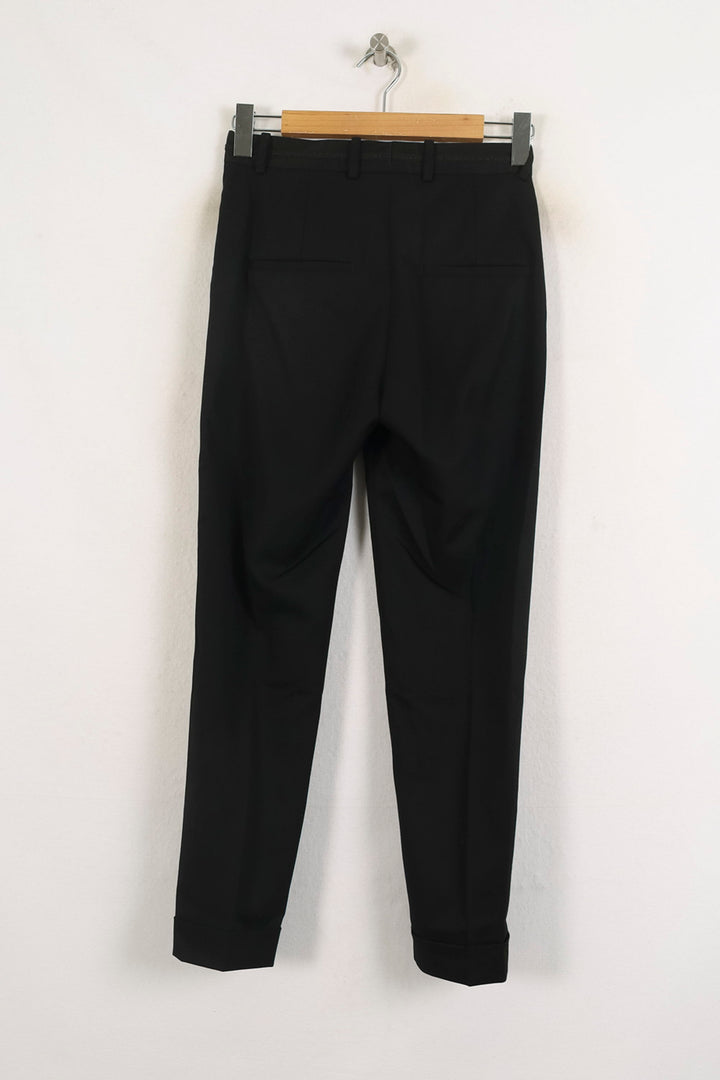 Pantalon Cigarette Noir - Taille XS/34 de la marque The Kooples | PARAD76148 - Vendu par Paradigme - Image 4