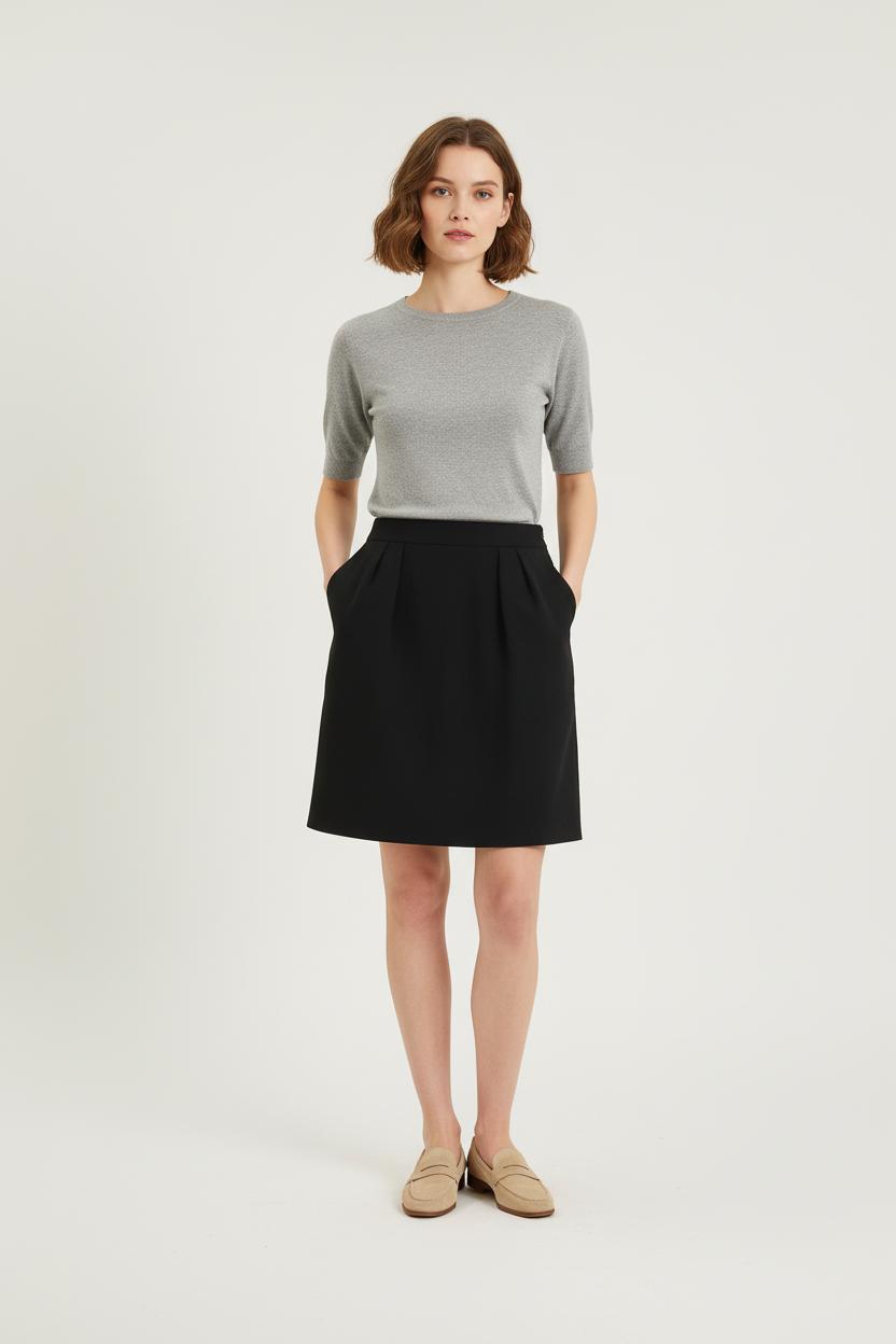Jupe Évasée Noire - Taille M/38 de la marque Pablo | PARAD76150 - Vendu par Paradigme - Image 1
