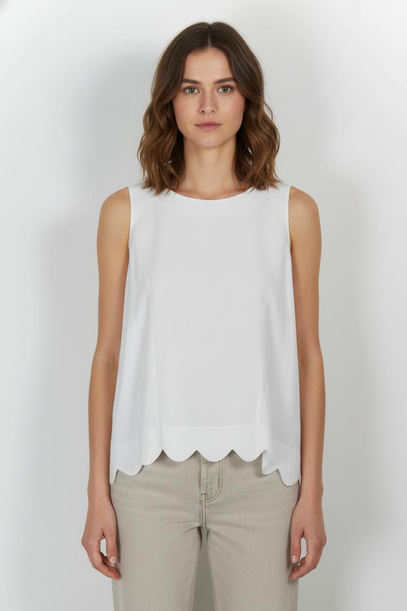 Débardeur Blanc - Taille M/38 de la marque Karl Marc John | PARAD76160 - Vendu par Paradigme - Image 1