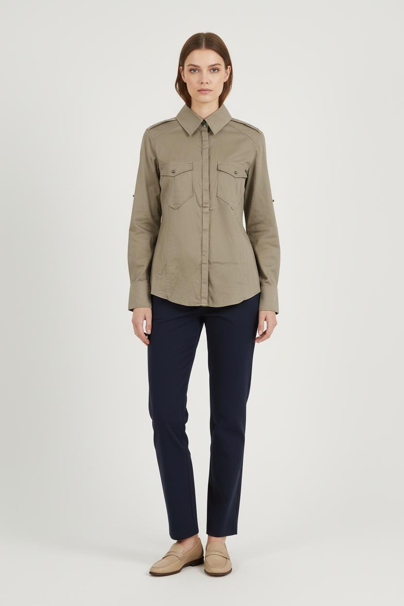 Chemise Marron - Taille XL/42 de la marque IKKS | PARAD76166 - Vendu par Paradigme - Image 1