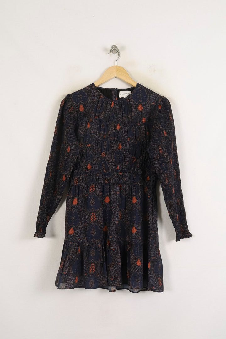 Robe Longue Noire et Orange - Taille XS/34 de la marque Antik Batik | PARAD76167 - Vendu par Paradigme - Image 2