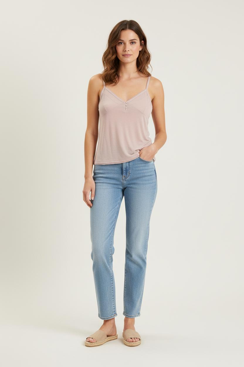 Débardeur Beige - Taille XL/42 de la marque IKKS | PARAD76168 - Vendu par Paradigme - Image 1