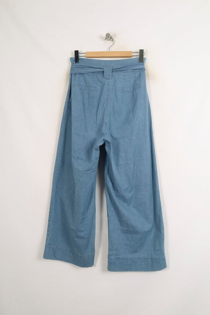 Pantalon Large Bleu - Taille M/38 de la marque La Fée Maraboutée | PARAD76184 - Vendu par Paradigme - Image 4