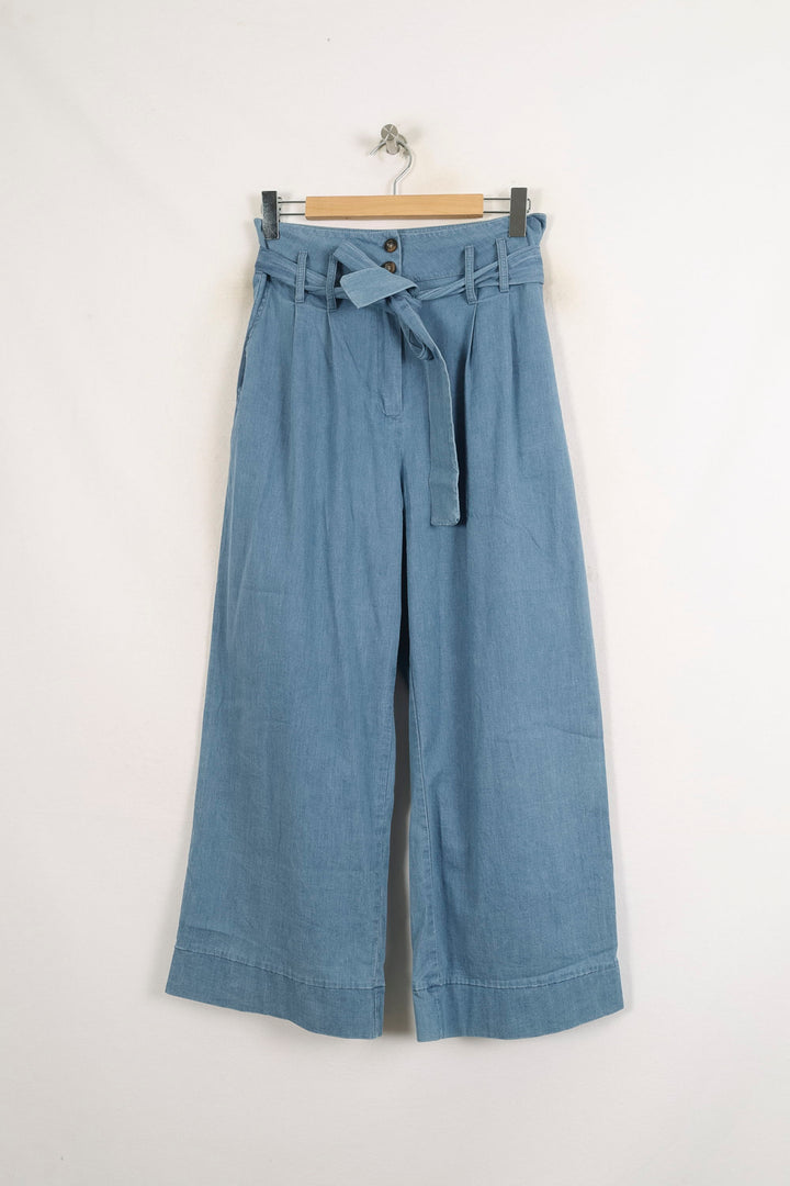 Pantalon Large Bleu - Taille M/38 de la marque La Fée Maraboutée | PARAD76184 - Vendu par Paradigme - Image 2
