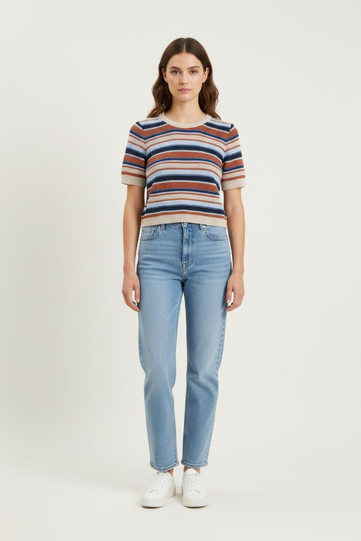 Pull Multicolore - Taille M/38 de la marque La Fée Maraboutée | PARAD76187 - Vendu par Paradigme - Image 1