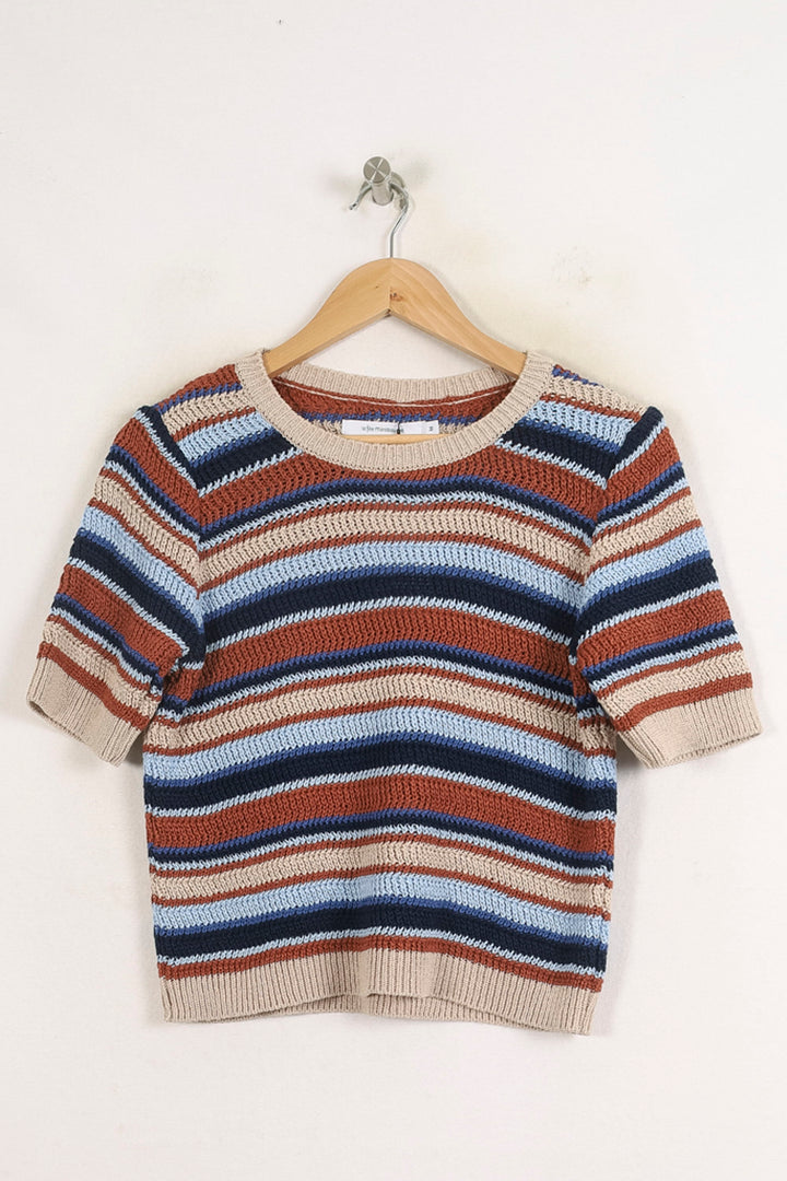 Pull Multicolore - Taille M/38 de la marque La Fée Maraboutée | PARAD76187 - Vendu par Paradigme - Image 2