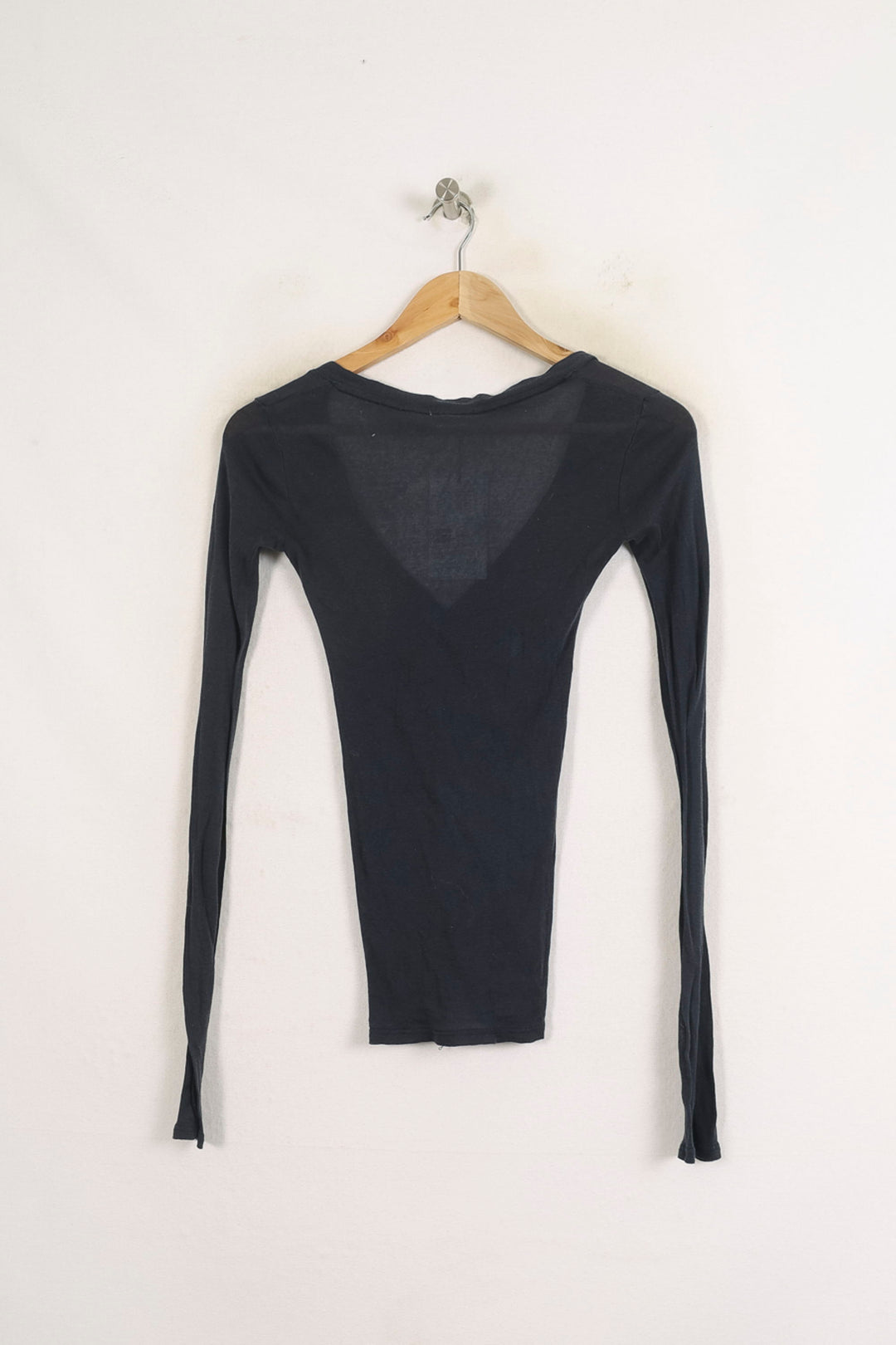 Cardigan Bleu - Taille XS/34 de la marque American Vintage | PARAD76190 - Vendu par Paradigme - Image 4