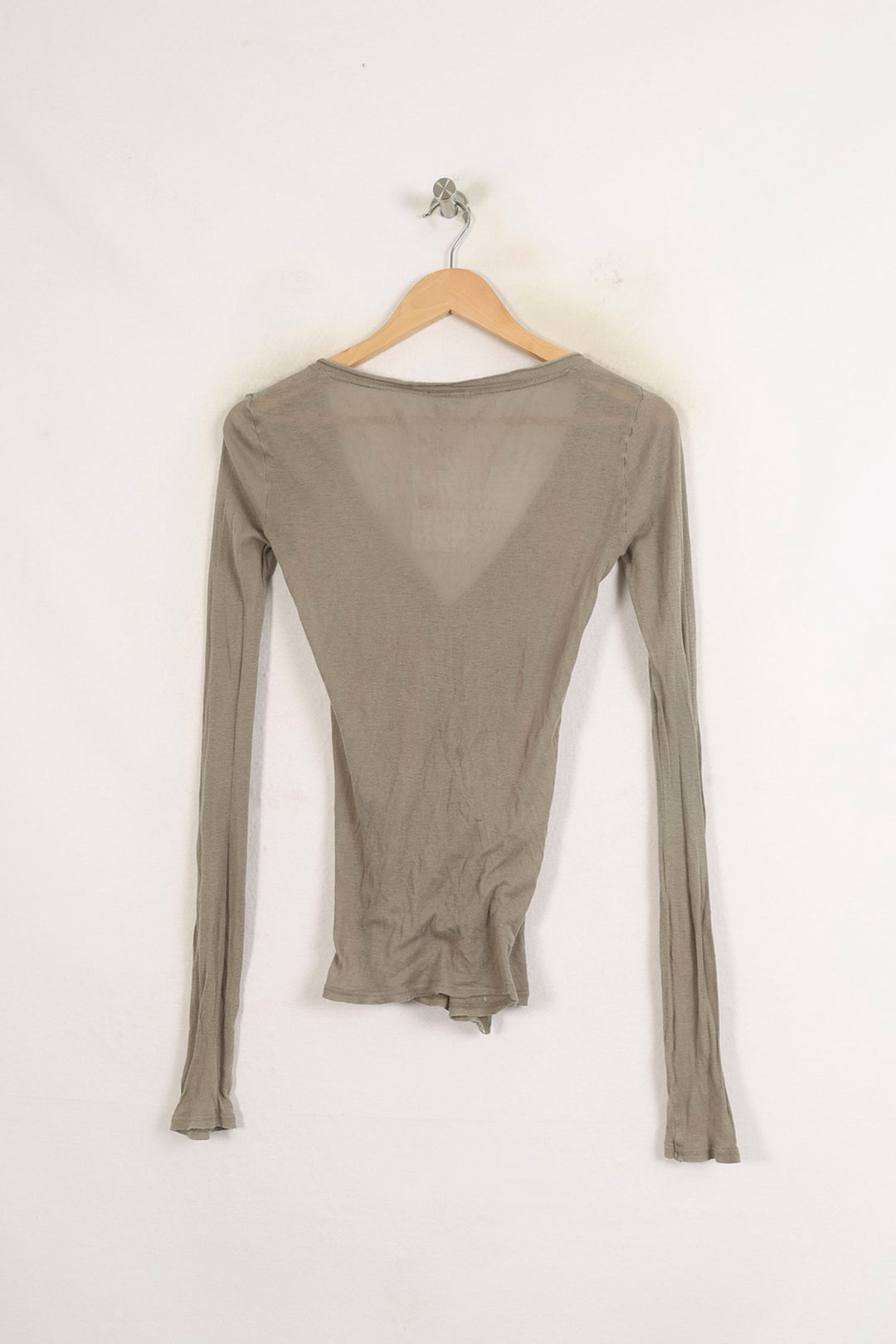 Cardigan Beige - Taille XS/34 de la marque American Vintage | PARAD76191 - Vendu par Paradigme - Image 4