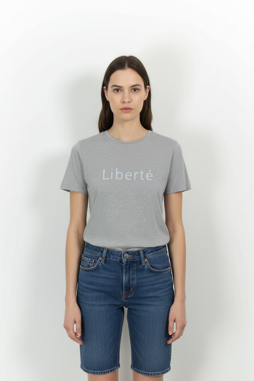 Tee-shirt Gris - Taille XS/34 de la marque Soeur | PARAD76193 - Vendu par Paradigme - Image 1