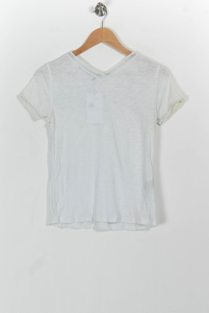Tee-shirt Blanc - Taille XS/34 de la marque Comptoir des Cotonniers | PARAD76197 - Vendu par Paradigme - Image 4