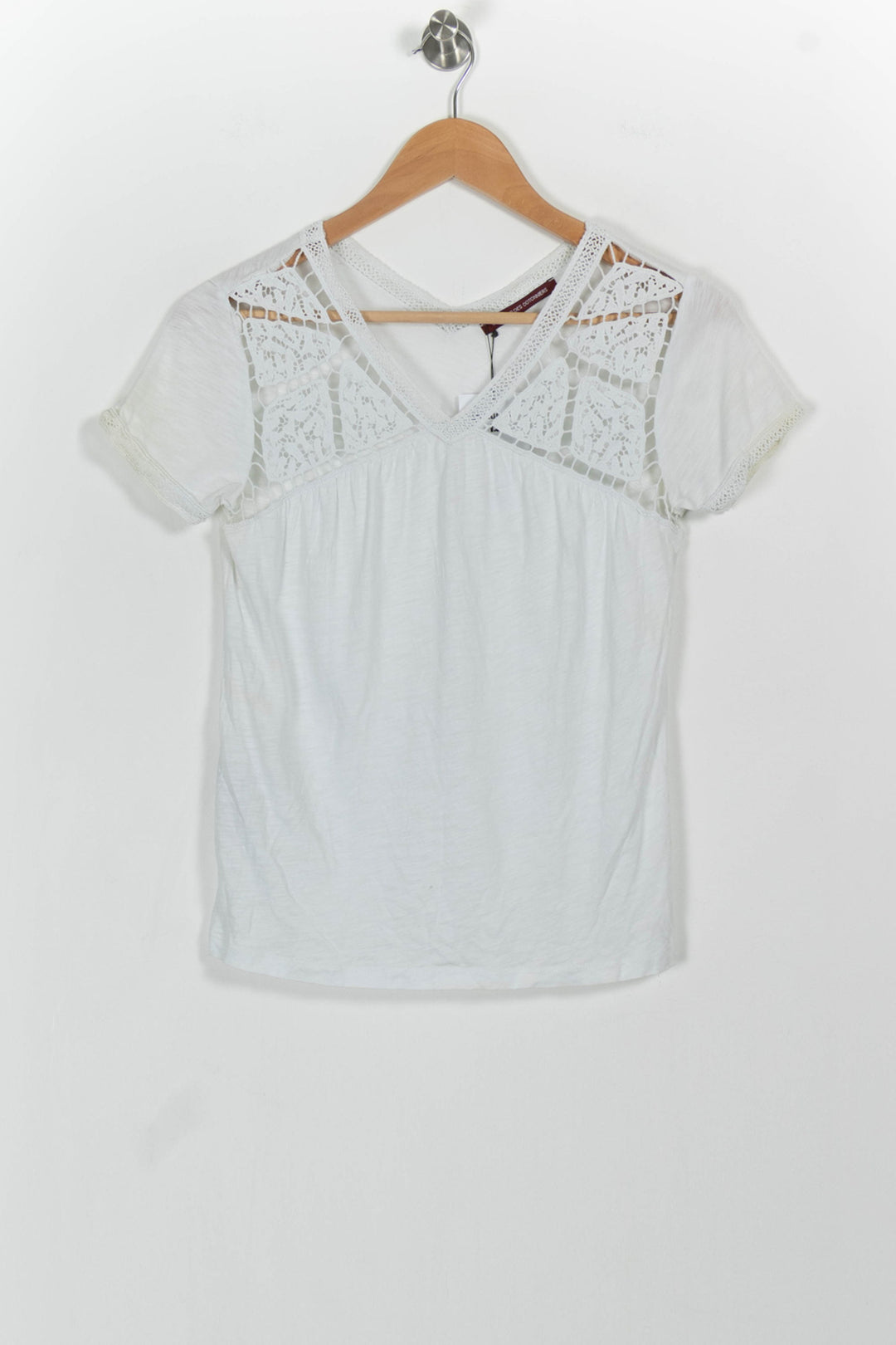 Tee-shirt Blanc - Taille XS/34 de la marque Comptoir des Cotonniers | PARAD76197 - Vendu par Paradigme - Image 2