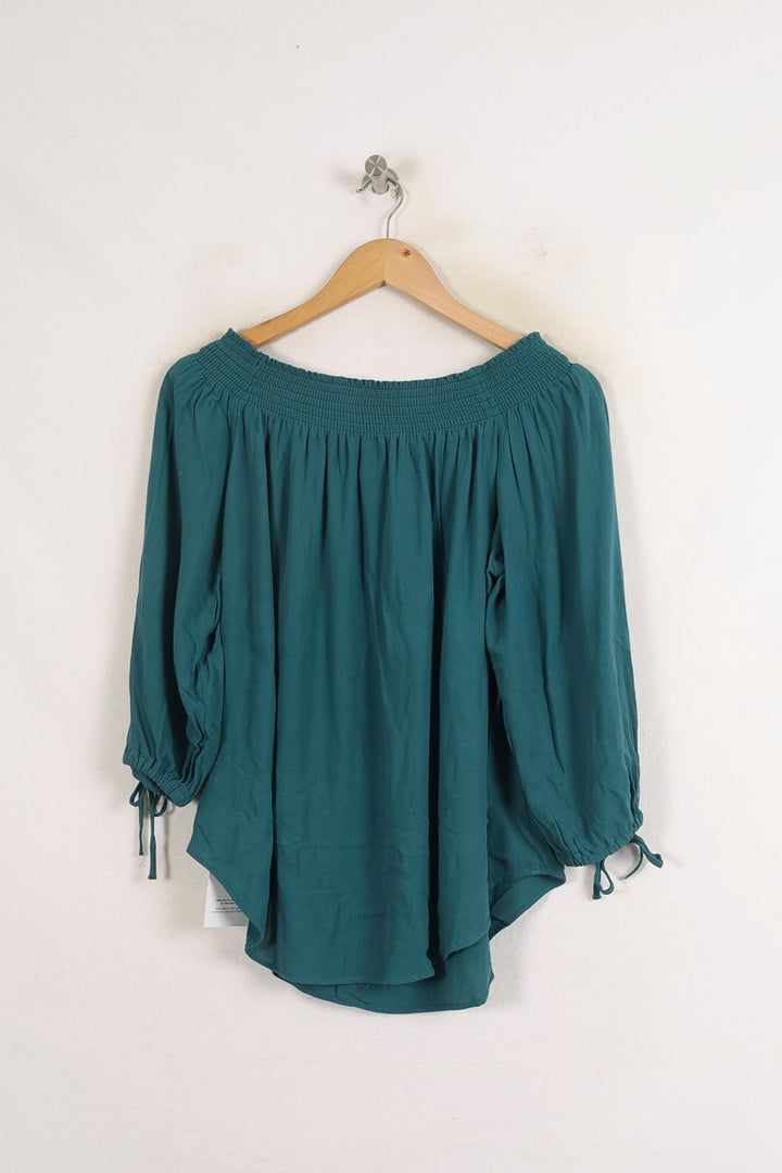 Blouse Vert - Taille S/36 de la marque IKKS | PARAD76204 - Vendu par Paradigme - Image 4