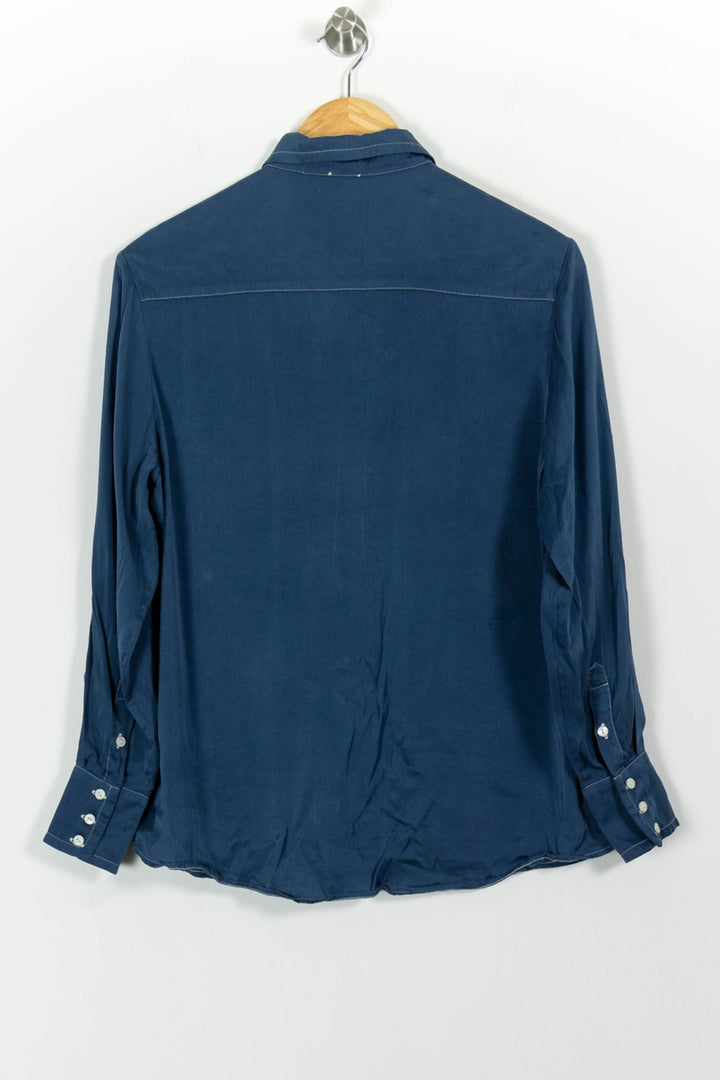 Chemise Bleue - Taille M/38 de la marque Ines de la Fressange Paris | PARAD76208 - Vendu par Paradigme - Image 4