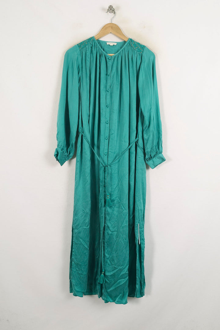 Robe Chemise Verte - Taille XS/34 de la marque Louise Misha | PARAD76209 - Vendu par Paradigme - Image 2
