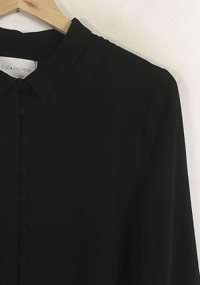 Chemise Noire - Taille L/40 de la marque Sud express | PARAD76210 - Vendu par Paradigme - Image 3