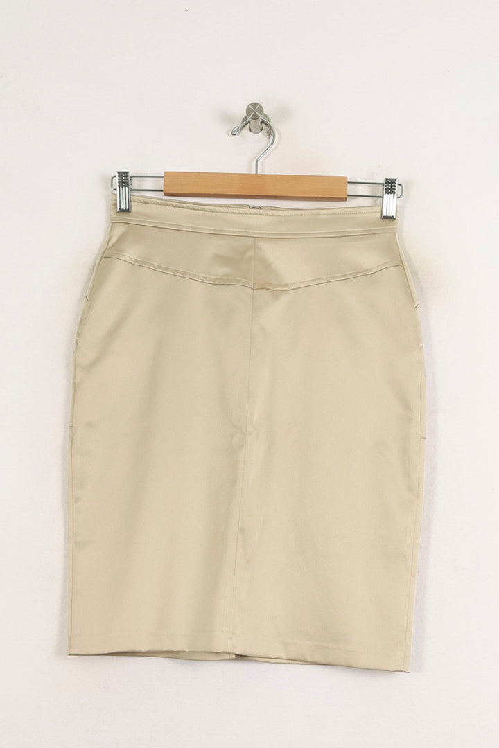 Jupe Crayon Or - Taille M/38 de la marque Caroll | PARAD76211 - Vendu par Paradigme - Image 4