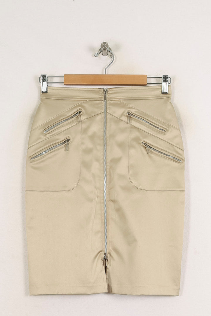 Jupe Crayon Or - Taille M/38 de la marque Caroll | PARAD76211 - Vendu par Paradigme - Image 2