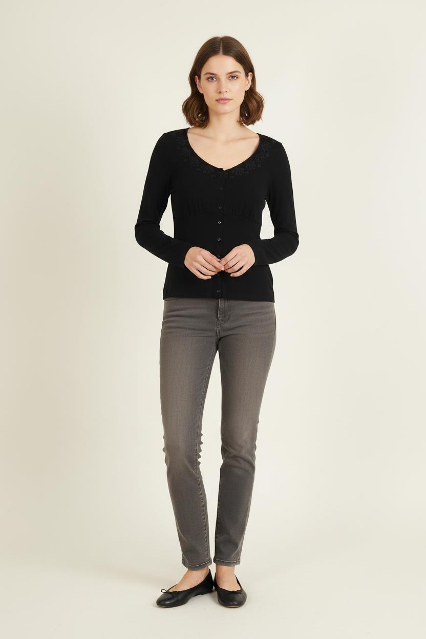 Gilet Noir - Taille M/38 de la marque Rouje | PARAD76227 - Vendu par Paradigme - Image 1