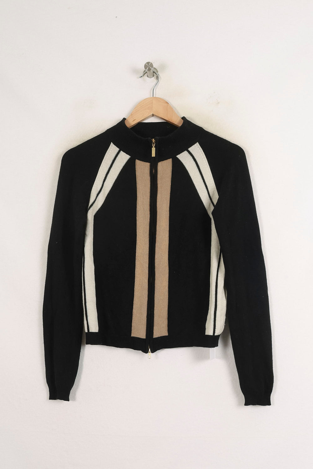 Cardigan Noir et Beige - Taille S/36 de la marque Moncler | PARAD76230 - Vendu par Paradigme - Image 2