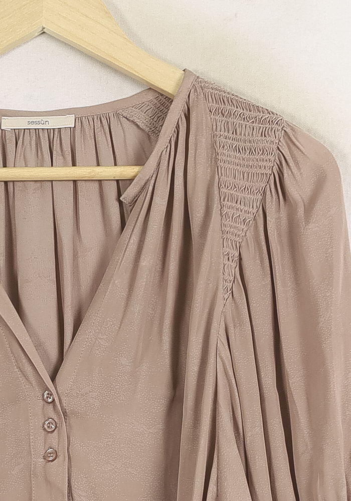 Blouse Rose - Taille M/38 de la marque Sessùn | PARAD76234 - Vendu par Paradigme - Image 3