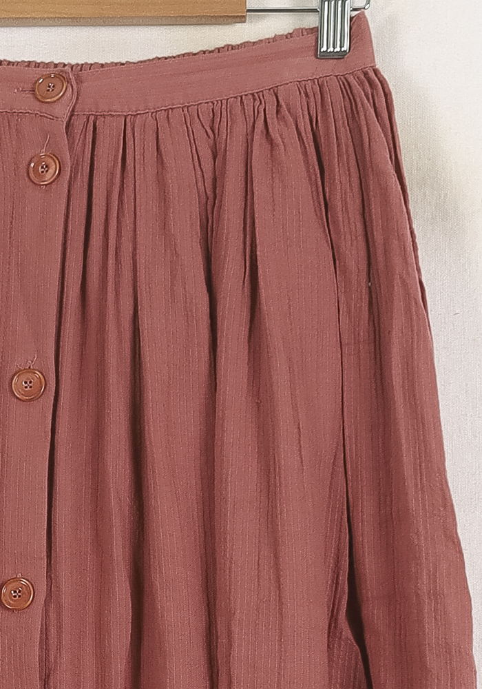 Jupe Longue Bordeaux - Taille S/36 de la marque Sessùn | PARAD76235 - Vendu par Paradigme - Image 3