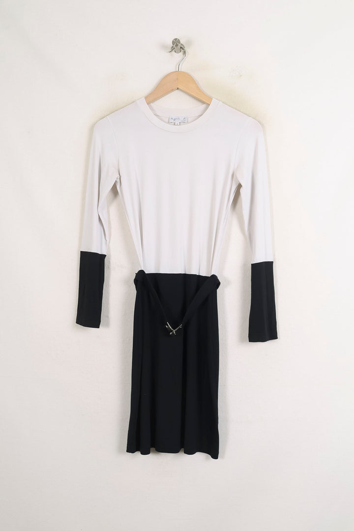 Robe Noire et Blanche - Taille S/36 de la marque Agnès b. | PARAD76237 - Vendu par Paradigme - Image 2