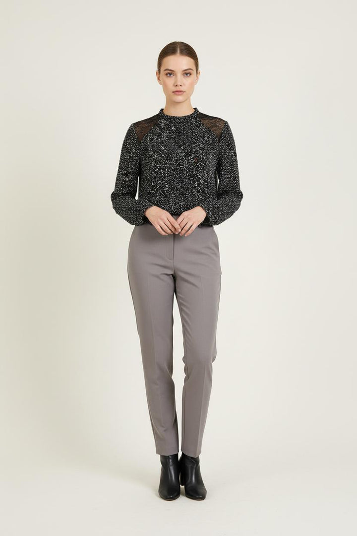 Blouse Noire - Taille XL/42 de la marque IKKS | PARAD76250 - Vendu par Paradigme - Image 1