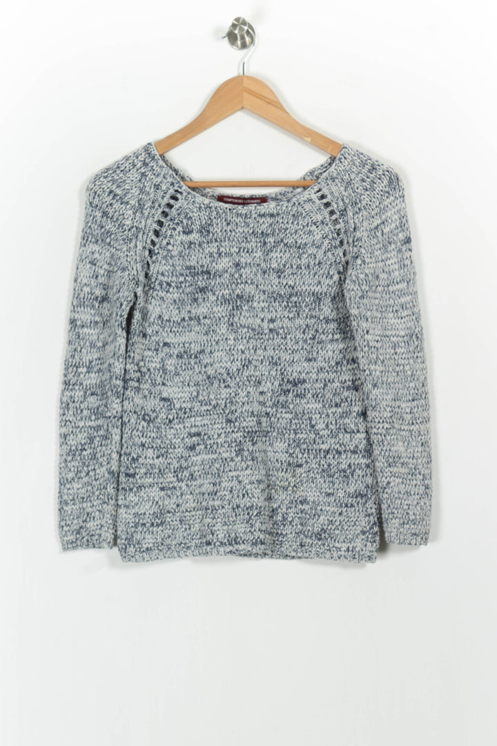 Pull Bleu et Gris - Taille S/36 de la marque Comptoir des Cotonniers | PARAD76254 - Vendu par Paradigme - Image 2