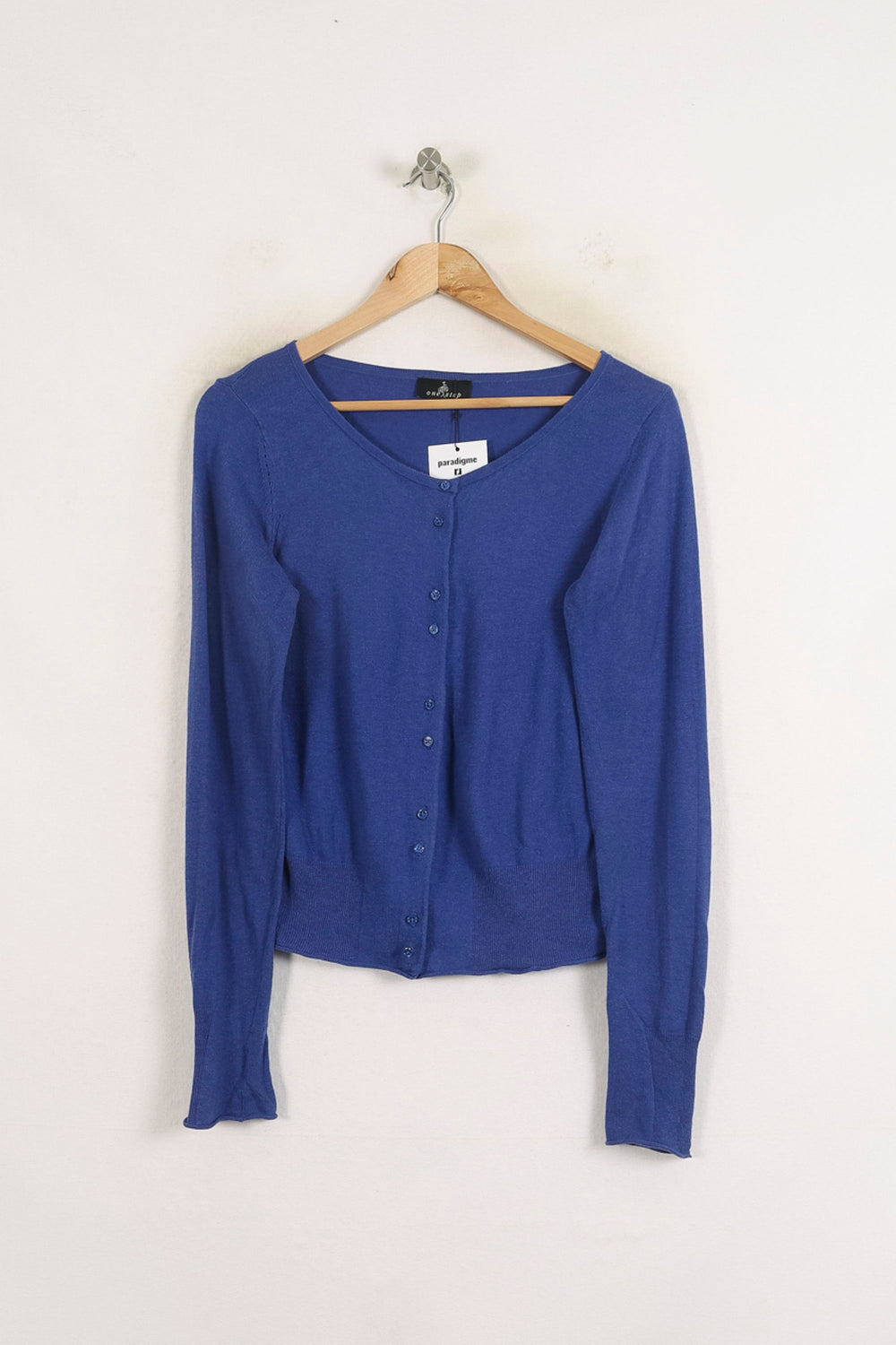 Cardigan Bleu - Taille S/36 de la marque One Step | PARAD76256 - Vendu par Paradigme - Image 2