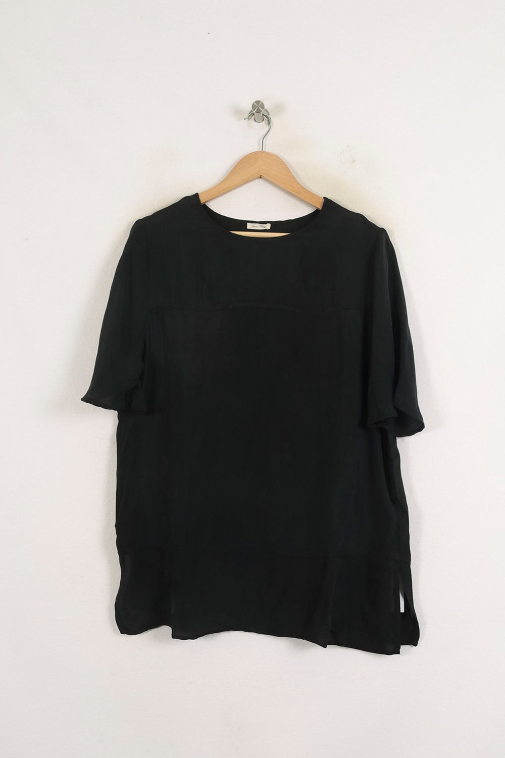 Blouse Noire - Taille S/36 de la marque American Vintage | PARAD76258 - Vendu par Paradigme - Image 2