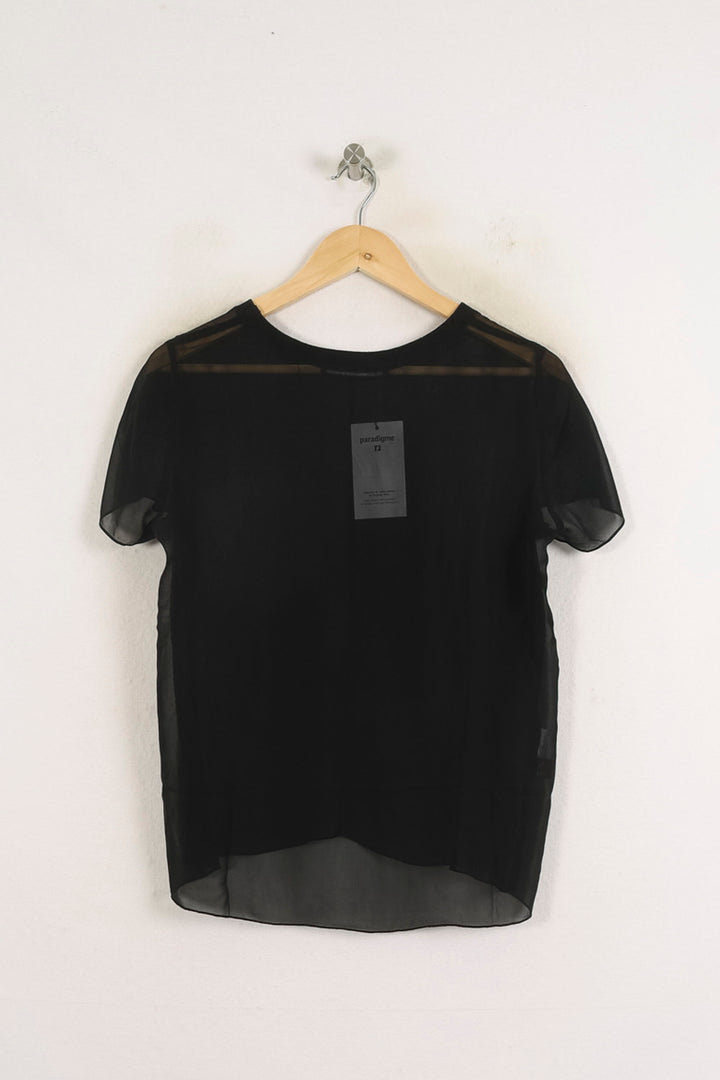 Blouse Noire - Taille M/38 de la marque Comptoir des Cotonniers | PARAD76259 - Vendu par Paradigme - Image 4