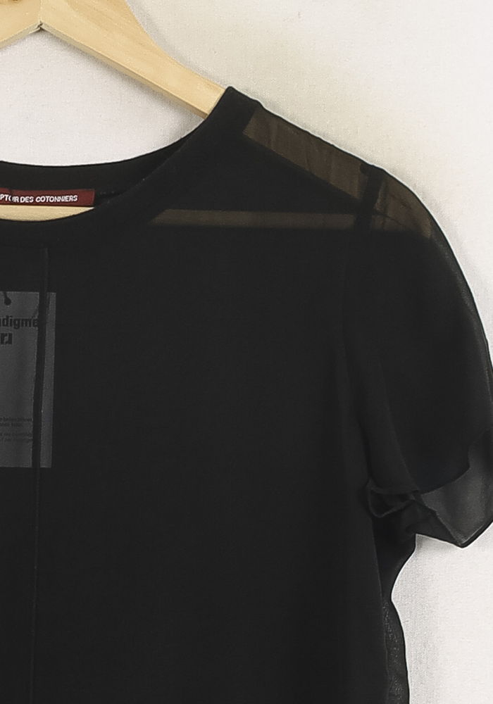 Blouse Noire - Taille M/38 de la marque Comptoir des Cotonniers | PARAD76259 - Vendu par Paradigme - Image 3