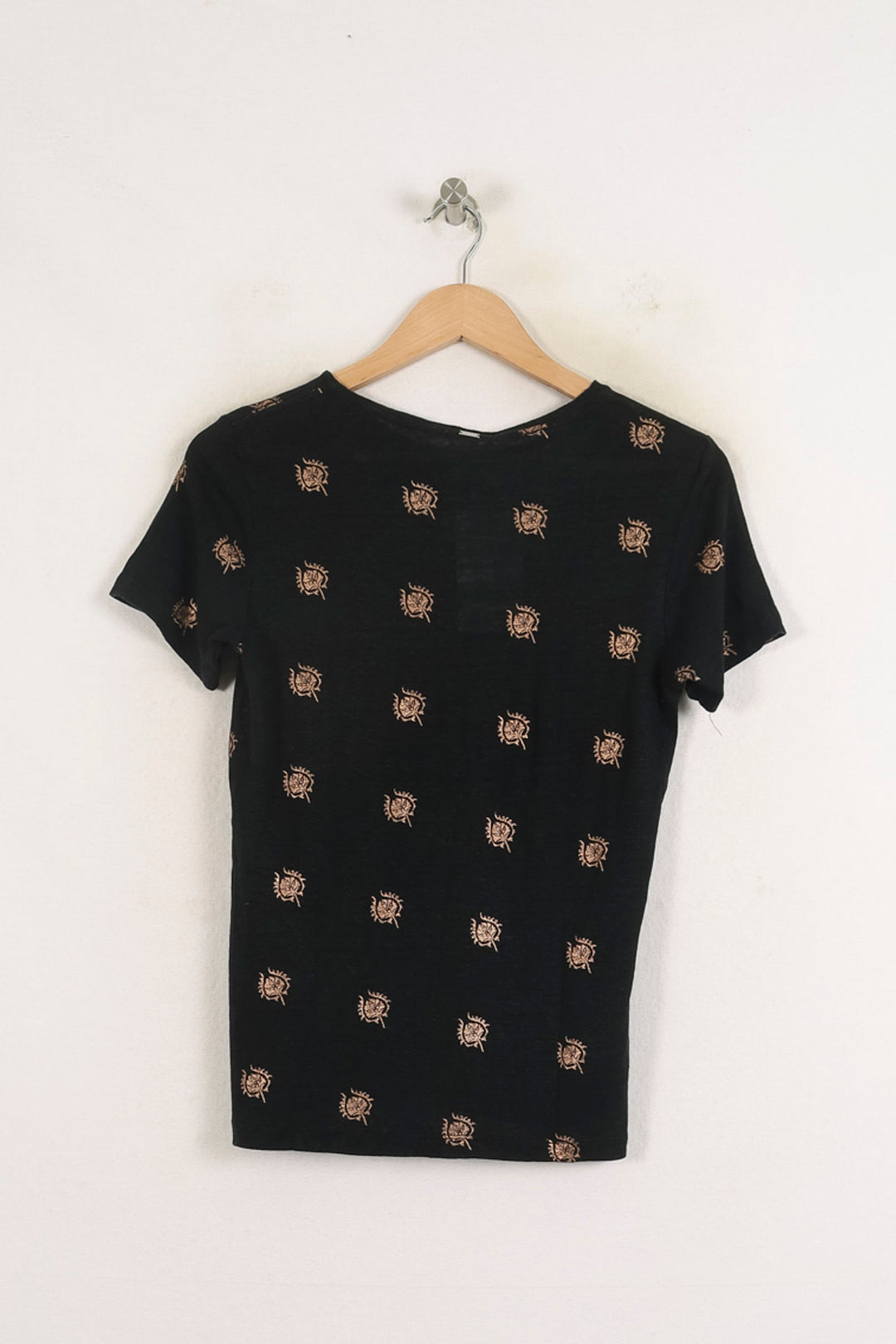 Tee-shirt Noir et Doré - Taille S/36 de la marque IKKS | PARAD76261 - Vendu par Paradigme - Image 4