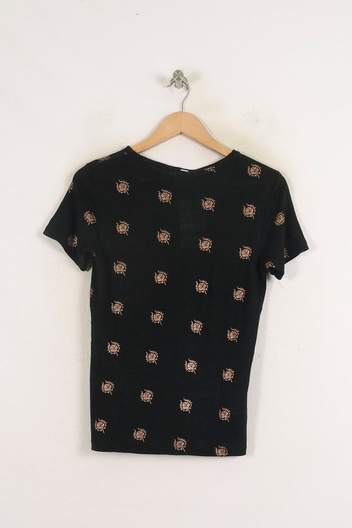 Tee-shirt Noir et Doré - Taille S/36 de la marque IKKS | PARAD76261 - Vendu par Paradigme - Image 4