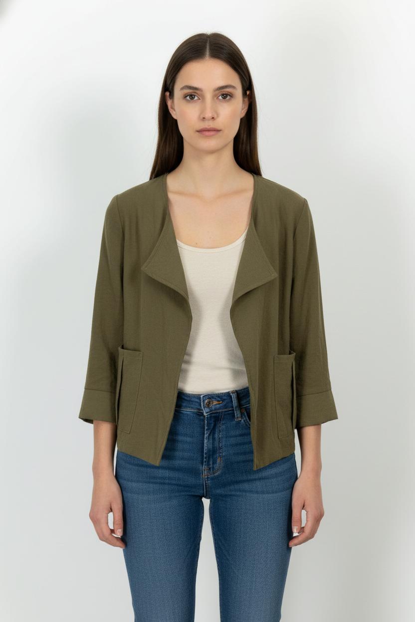 Veste Verte - Taille XS/34 de la marque La Fée Maraboutée | PARAD76270 - Vendu par Paradigme - Image 1