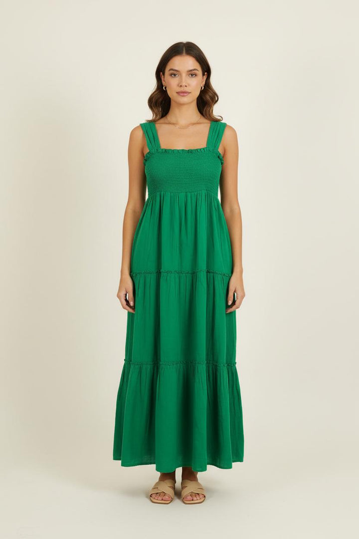 Robe Longue Verte - Taille XS/34 de la marque Petite Mendigote | PARAD76275 - Vendu par Paradigme - Image 1