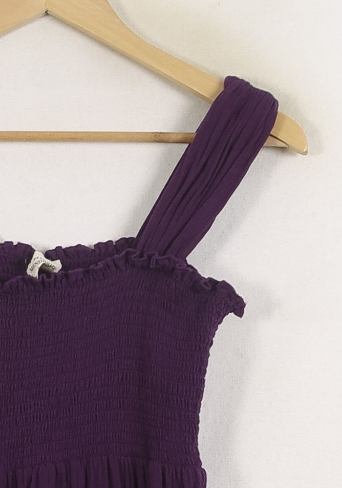 Robe Longue Violette - Taille XS/34 de la marque Petite Mendigote | PARAD76277 - Vendu par Paradigme - Image 3